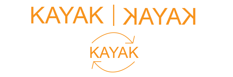 How to remember to spell Kayak.  KAYAK becomes easier to spell when you realise it is a palindrome. A palindrome is a word that spells the same forwards as it does backwards. 